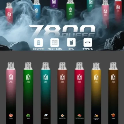 LIMI發光拋棄式電子煙7000口PUFFS