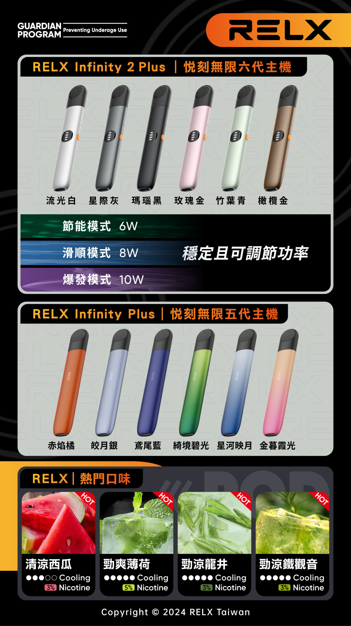 Relx Infinity 2 Relx 6代 悅刻6代電子煙主機